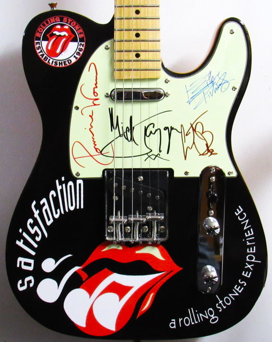 Rolling Stones Autographed guitar
