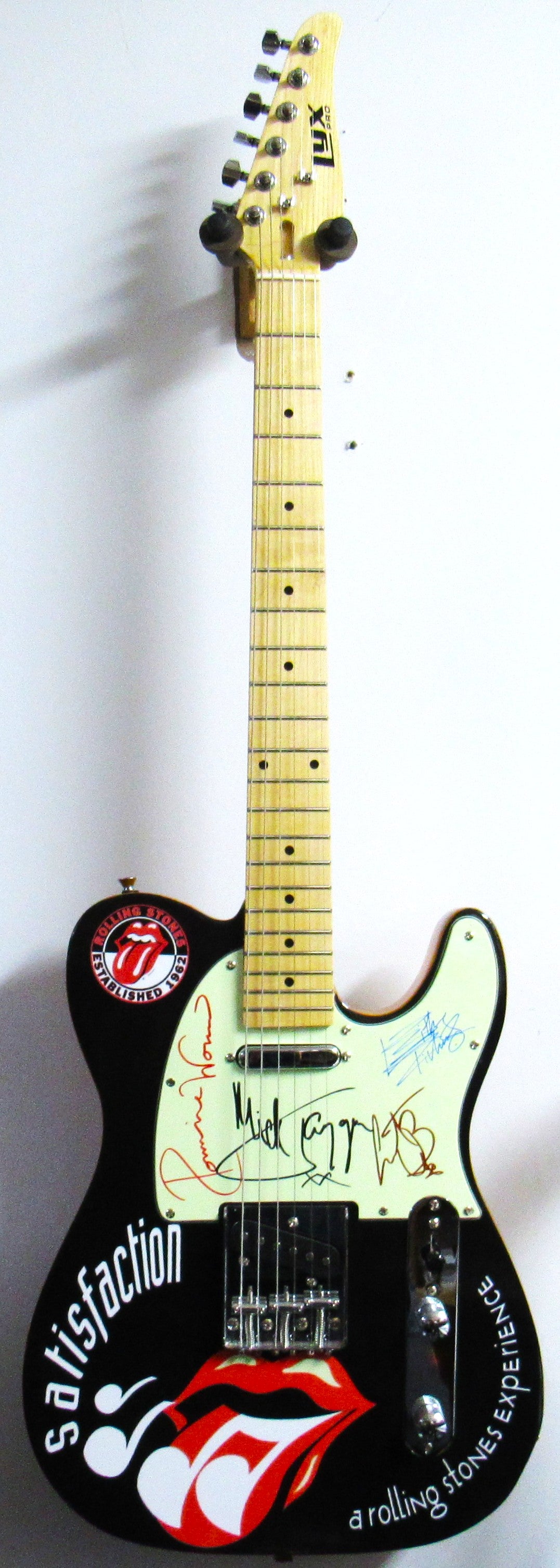 Rolling Stones Autographed guitar