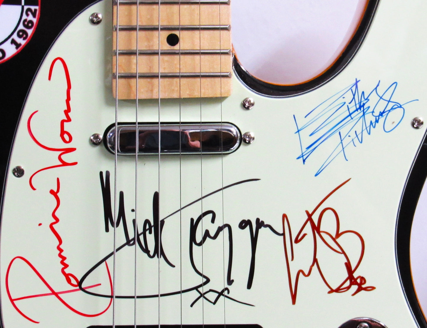 Rolling Stones Autographed guitar