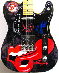 Rolling Stones Autographed guitar loading=