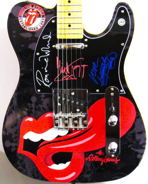 Rolling Stones Autographed guitar