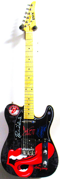 Rolling Stones Autographed guitar