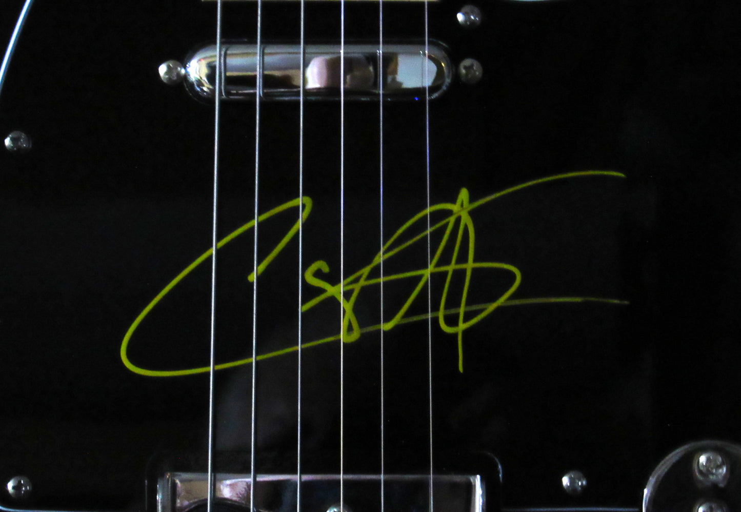 Santana Autographed  Guitar