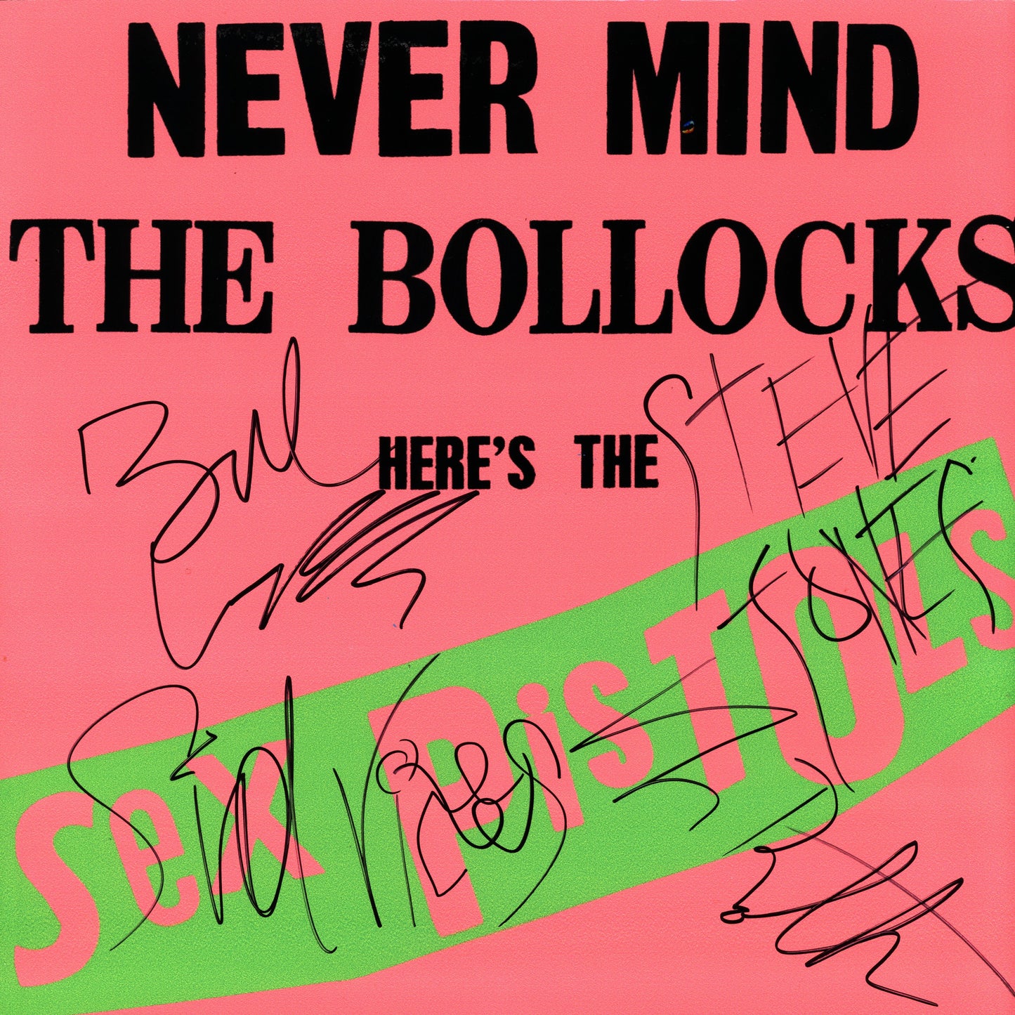 Sex Pistols Autographed LP - Zion Graphic Collectibles