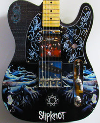 Slipknot Autographed Guitar - Zion Graphic Collectibles loading=