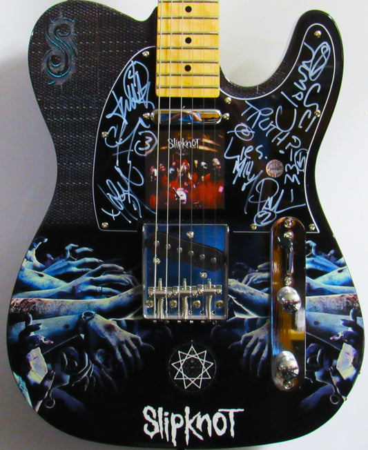 Slipknot Autographed Guitar
