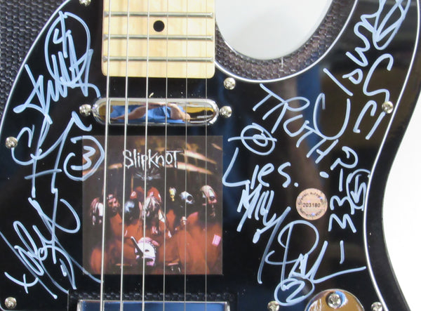 Slipknot Autographed Guitar - Zion Graphic Collectibles