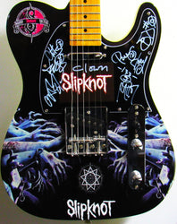Slipknot Autographed Guitar