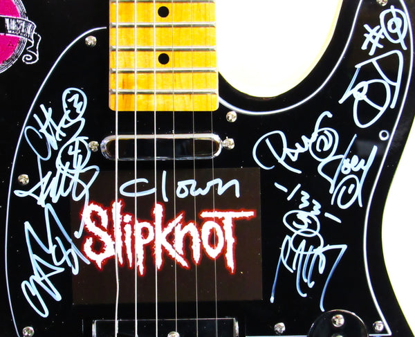 Slipknot Autographed Guitar