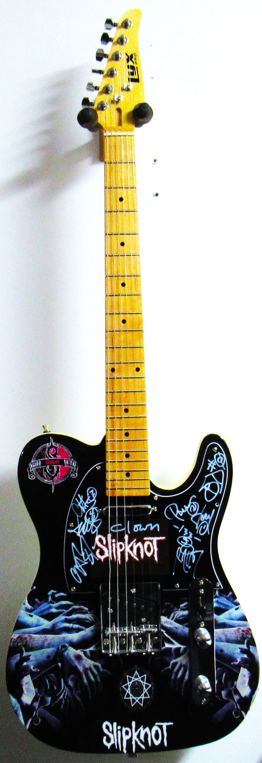 Slipknot Autographed Guitar
