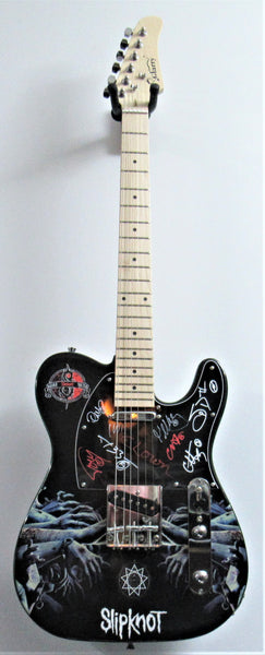 Slipknot Autographed Guitar - Zion Graphic Collectibles