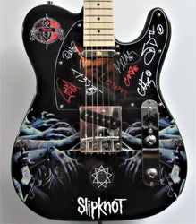 Slipknot Autographed Guitar - Zion Graphic Collectibles