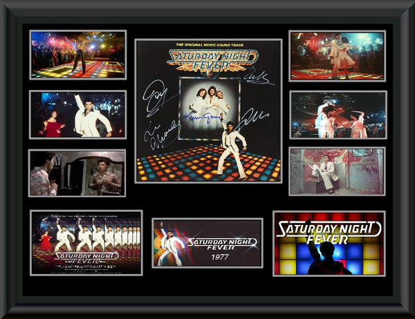 Saturday Night Fever Cast Signed Movie Soundtrack