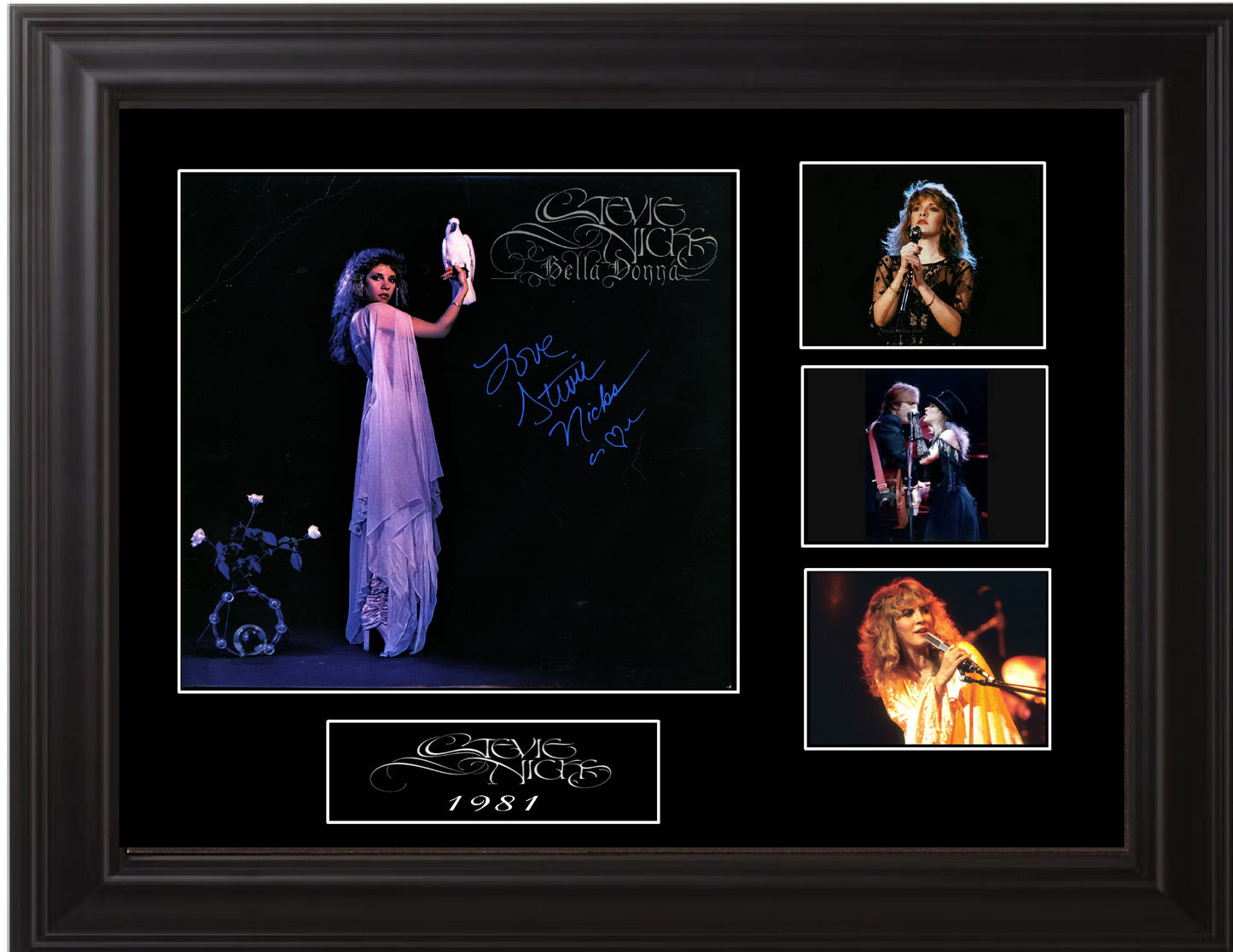 Stevie Nicks Band Signed Bella Donna Album - Zion Graphic Collectibles
