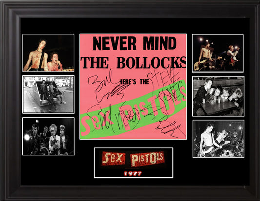 Sex Pistols Autographed LP - Zion Graphic Collectibles