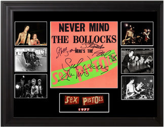 Sex Pistols Autographed LP loading=