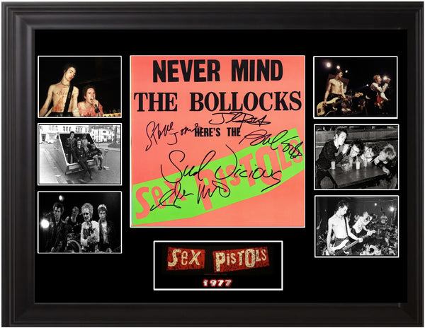 Sex Pistols Autographed LP