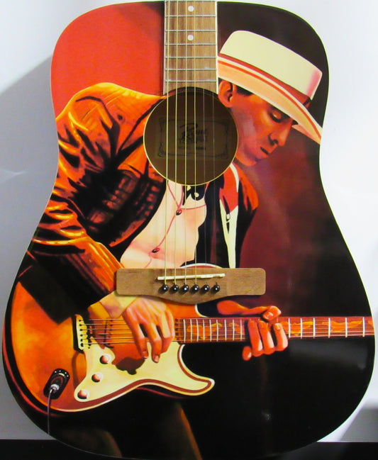 Stevie Ray Vaughan Custom Guitar - Zion Graphic Collectibles