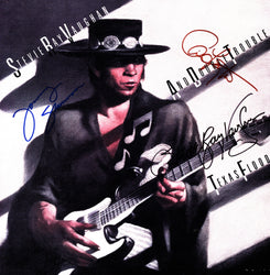 Stevie Ray Vaughan Double Trouble Signed Texas Flood Lp - Zion Graphic Collectibles