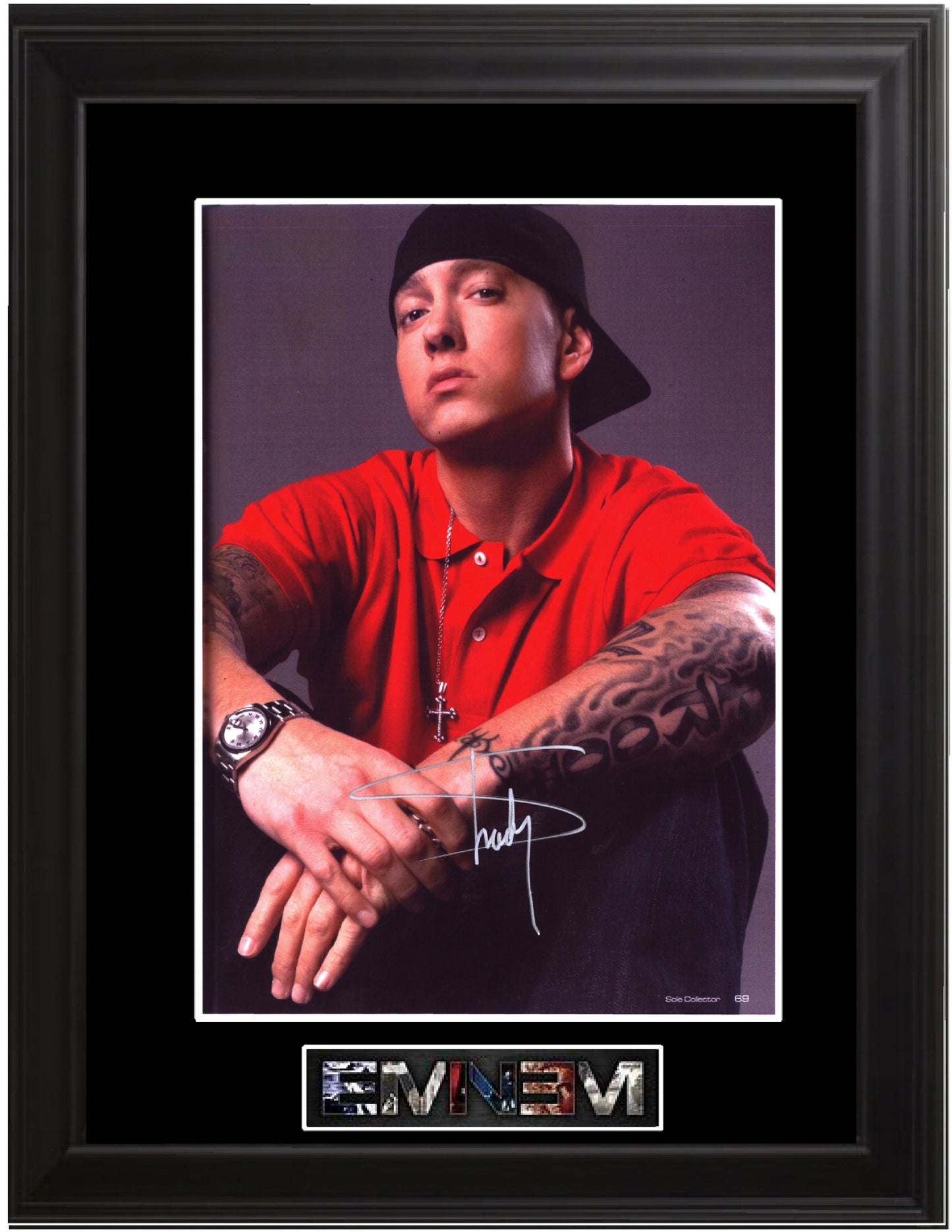 eminem autographed photo