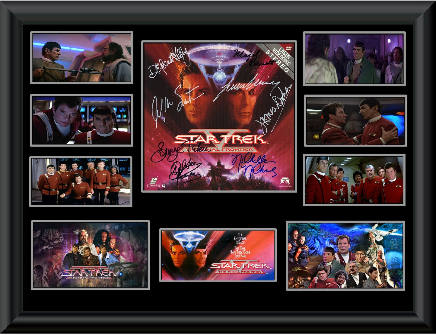 Star Trek: The Final Frontier Signed Movie Disc