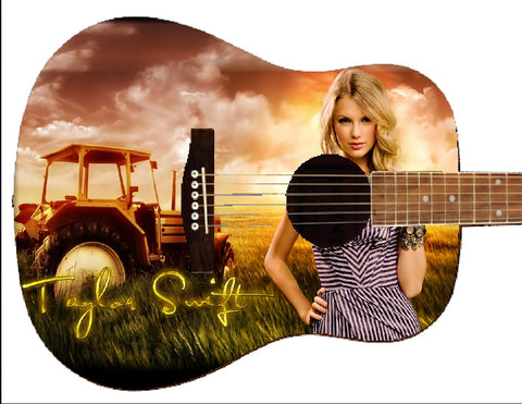 Taylor Swift Custom Guitar - Zion Graphic Collectibles