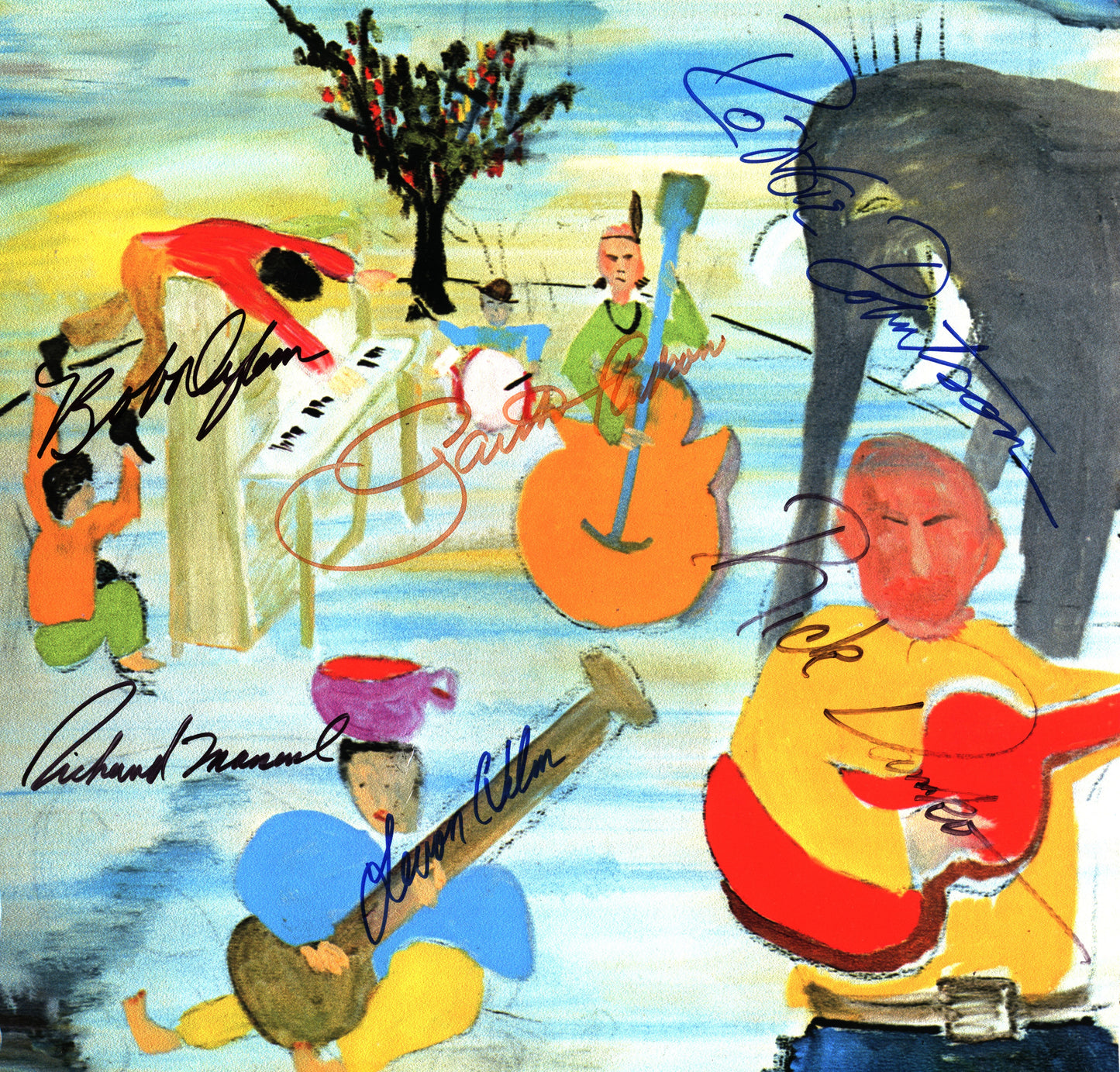 The Band Music From Big Pink Signed LP