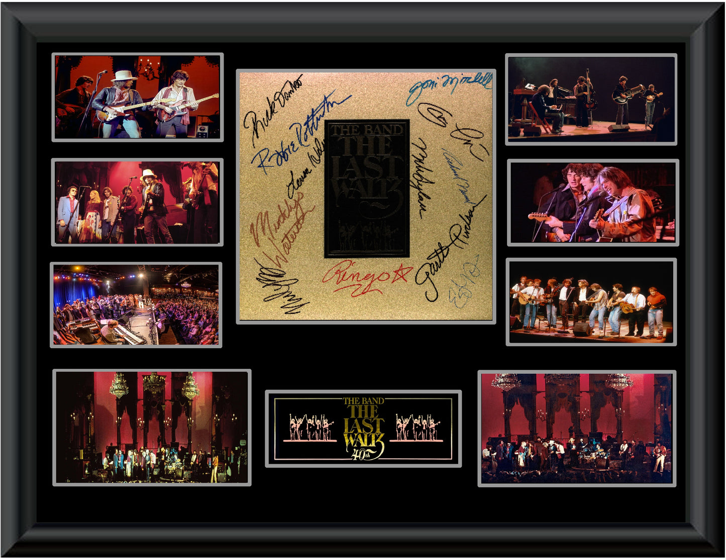 The Last Waltz Autographed LP Flat - Zion Graphic Collectibles