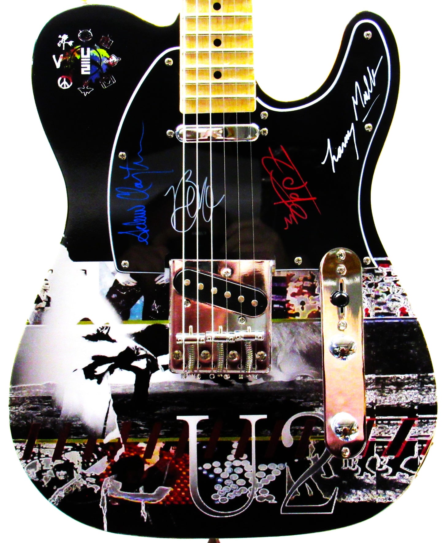 U2 Autographed Guitar - Zion Graphic Collectibles