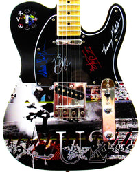 U2 Autographed Guitar - Zion Graphic Collectibles loading=