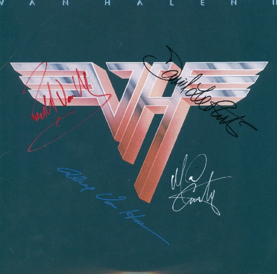 Van Halen Band Signed Van Halen 2