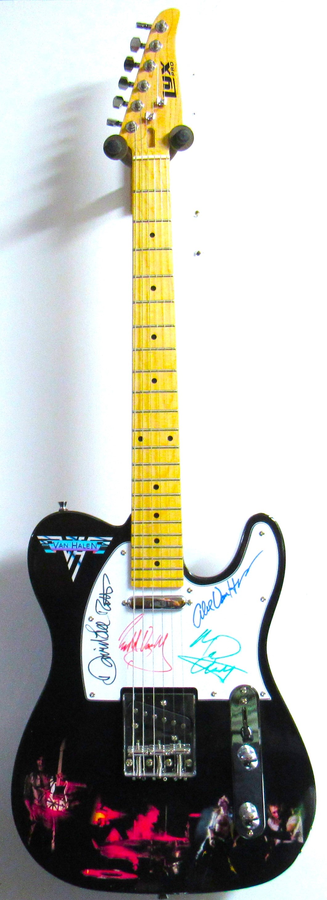 Van Halen Autographed Guitar - Zion Graphic Collectibles