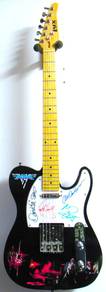 Van Halen Autographed Guitar - Zion Graphic Collectibles