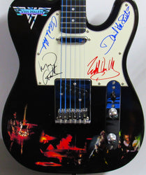 Van Halen Autographed Guitar - Zion Graphic Collectibles loading=