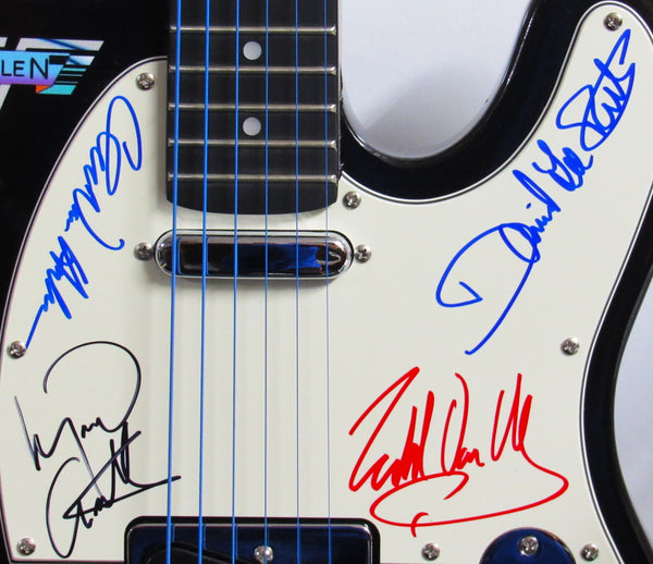Van Halen Autographed Guitar - Zion Graphic Collectibles