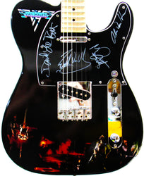 Van Halen Autographed Guitar loading=