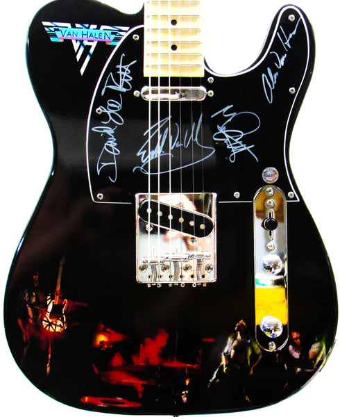 Van Halen Autographed Guitar
