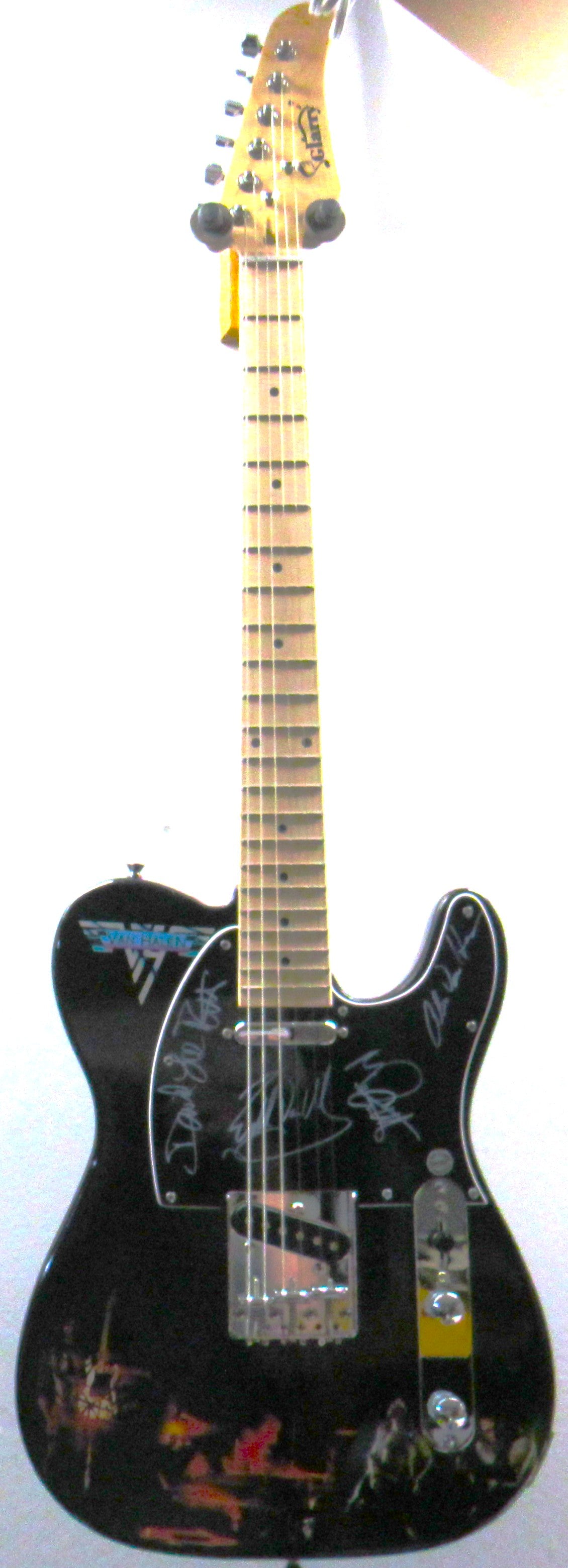 Van Halen Autographed Guitar
