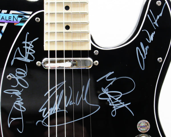 Van Halen Autographed Guitar