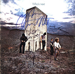 The Who Autographed Display "Who's Next" Lp loading=