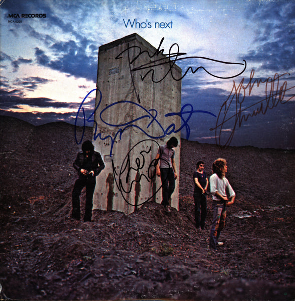 The Who Autographed Display "Who's Next" Lp