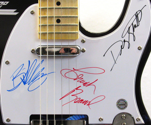 Z Z TOP Autographed Guitar - Zion Graphic Collectibles