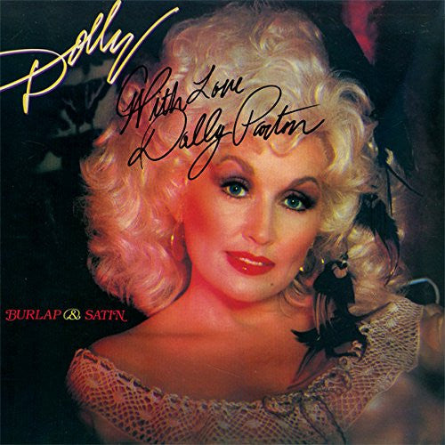 Dolly Parton Signed Burlap & Satin Album - Zion Graphic Collectibles
