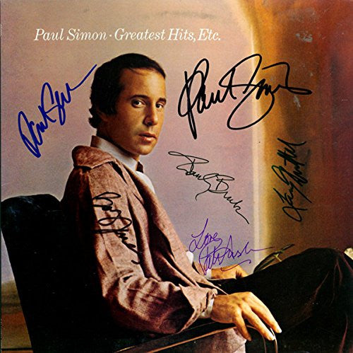 Paul Simon Band Signed Greatest Hits, Etc. Album - Zion Graphic Collectibles