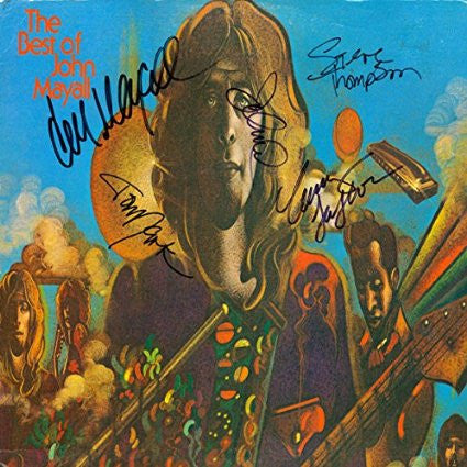 John Mayall Band Signed the Best of John Mayall Album - Zion Graphic Collectibles