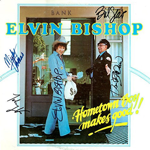 Elvin Bishop Band Signed Hometown Boy Makes Good Album - Zion Graphic Collectibles
