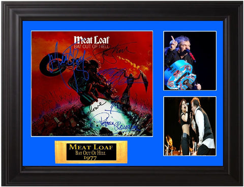 Meat Loaf Autographed Lp Bat Out of Hell - Zion Graphic Collectibles
