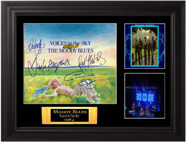 Moody Blues Autographed Lp "Voices in the Sky"