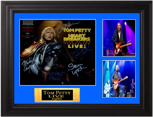 Tom Petty and the Heartbreakers Band Signed Pack up the Plantation Live Album - Zion Graphic Collectibles
