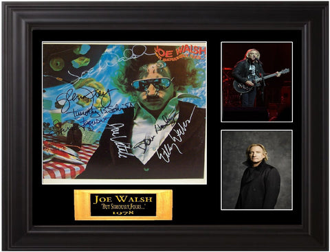 Joe Walsh Band( The Eagles) Signed but Seriously Folks Album - Zion Graphic Collectibles